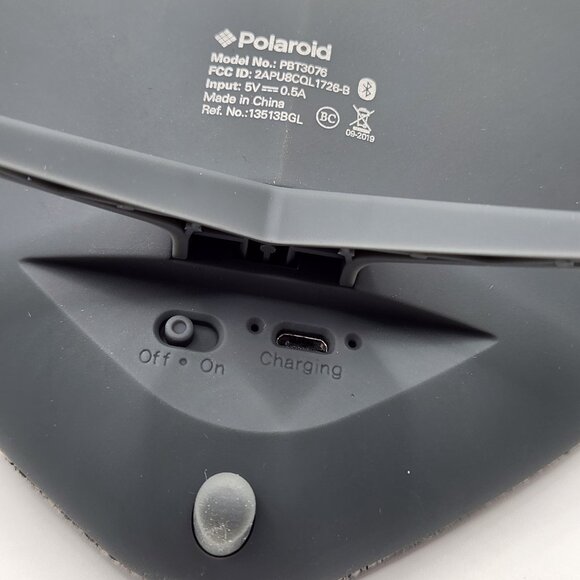 Polaroid  Grey Fabric Bluetooth Speaker - Picture 3 of 5